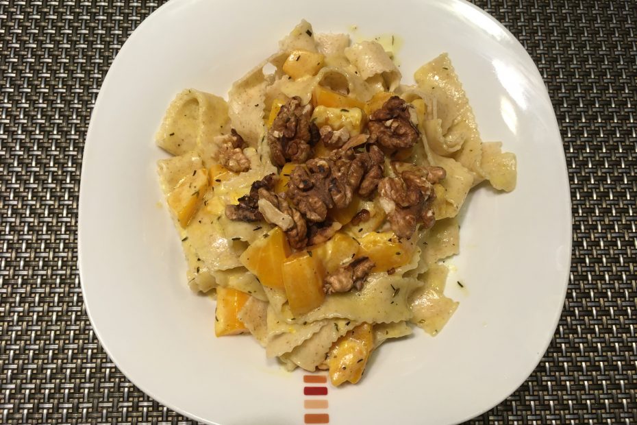 Kürbis-Tagliatelle